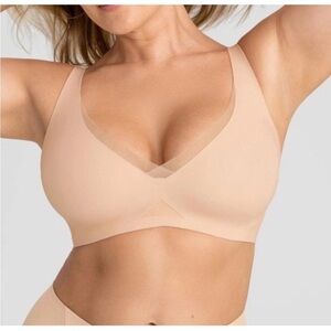 HONEYLOVE Crossover Bra M in sand nude color